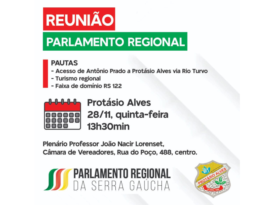 Reunião Parlamento Regional